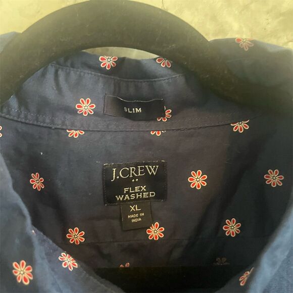 J.Crew Men's XL Slim Fit Floral Button-Down Shirt Multicolor - Picture 4 of 7